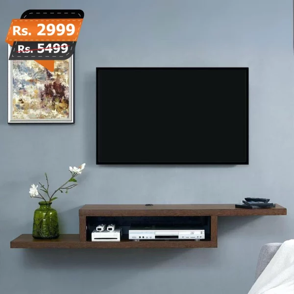 Alizey tv console brown wall mounted best and premium quality