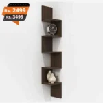 Corner Shelf Brown wall mounted best for home decoration