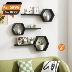 Trio-hexagon-wooden-box-set-with-wooden-shelves-black-wall-mounted-for-home-decoration-best-and-premium-quality-450x450