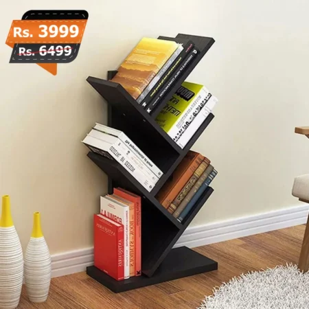 tree book shelf large size floor book rack lamination mdf best and premium quality