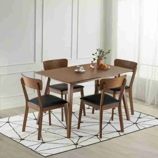 Lissie Solid wood dining set  wooden table chair home decoration