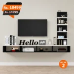 Alison-Tv-console-Black-And-white-wall-mounted-LED-rack-best-and-premium-quality-1-2-450x450