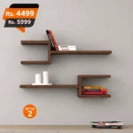 Hex-shelf-pair-black-wall-mounted-best-and-premium-quality-book-shelves-brown-wooden-450x450